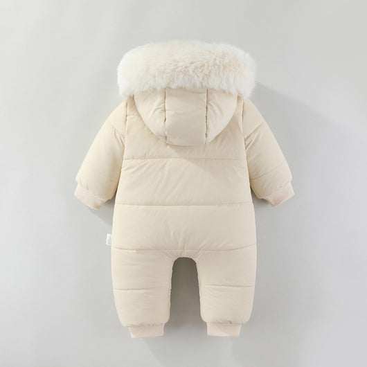 Pijama Enterizo con Capucha de Pelaje para Niños y Niñas - Image 6