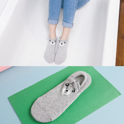 Calcetines de Algodón Estampados Adorables para Mujer - Image 10