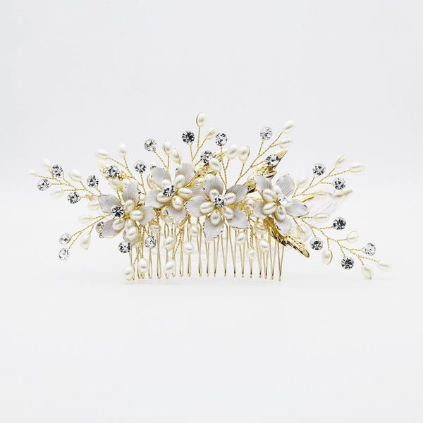Accesorios para el Cabello con Flores y Hojas