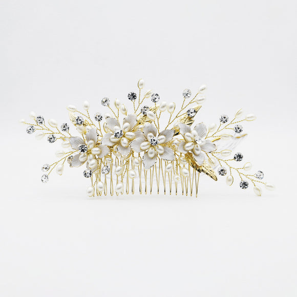 Accesorios para el Cabello con Flores y Hojas