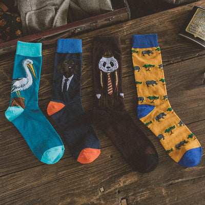 Calcetines Retro Británicos Premium - Caja de Regalo Creativa para Hombre - Image 7
