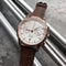 Reloj de Cuarzo para Hombre con Cuero Impermeable
