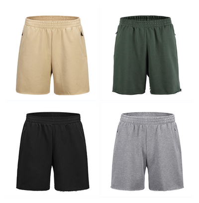 Shorts Casuales de Algodón Terry - Comodidad y Estilo Urbano