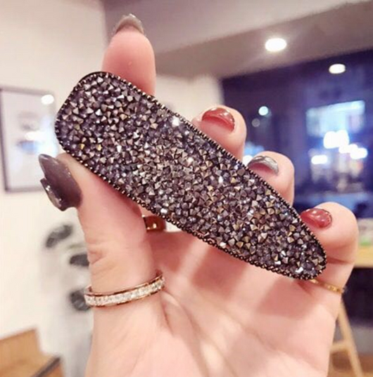 Broche de Cabello de Cristal Geométrico con Strass - Image 8