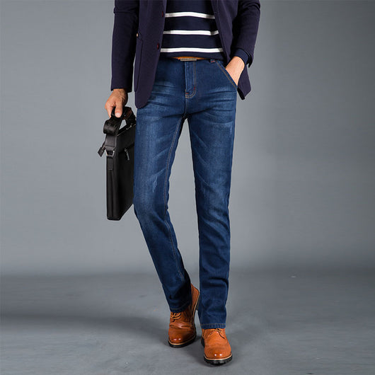 Jeans de Invierno Plus Grueso Forrado en Terciopelo - Image 5