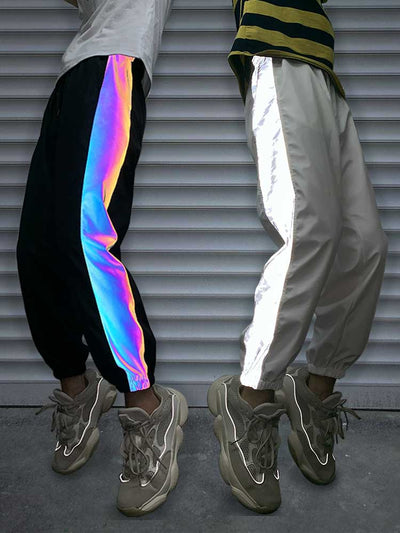 Pantalones de Chándal Reflectantes Luminosos para Parejas con Camuflaje - Image 7