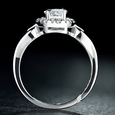 Anillo de Circonita Brillante - Diseño Diamante - Image 3