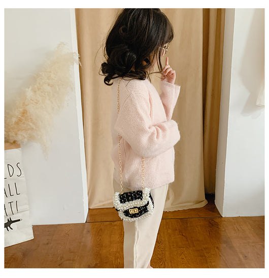 Bolso Crossbody Infantil con Cadena Diamantada - Image 17