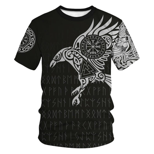 Playera Casual Harajuku Estampada Vintage para Hombre - Image 2
