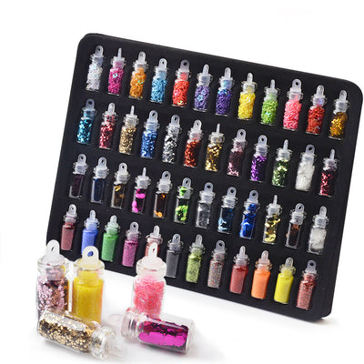 Botella de Vidrio con Glitter para Decoración de Uñas y Joyería - Image 7
