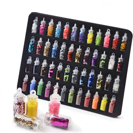 Botella de Vidrio con Glitter para Decoración de Uñas y Joyería - Image 7