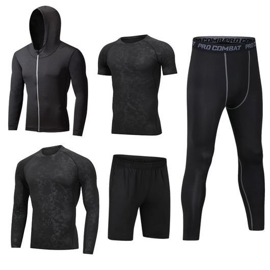 Conjunto Deportivo 5 Piezas de Secado Rápido para Gym y Actividades al Aire Libre - Image 16