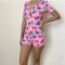 Jumpsuit de Manga Corta con Botones