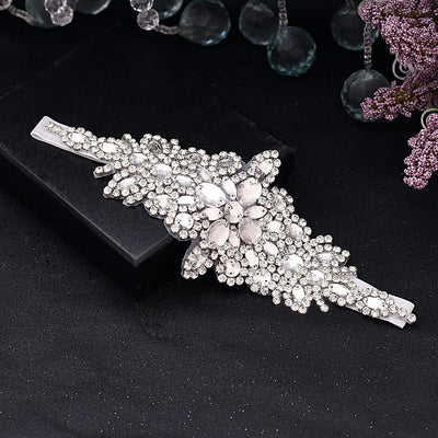Diadema Elástica con Diamantes de Cristal Brillante - Image 5