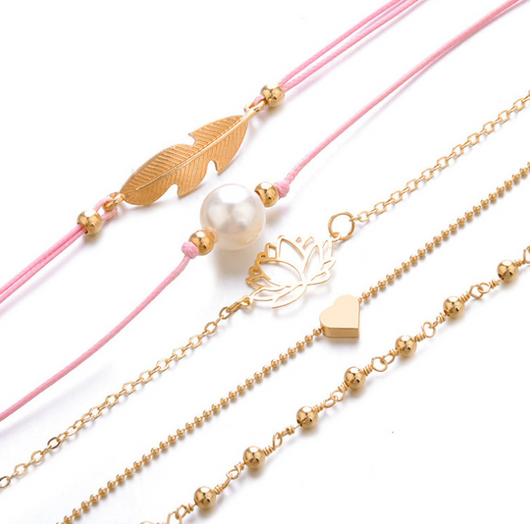 Set de Pulseras Boho Corazón Tortuga con Piedras - Diseño Infinito para Mujer - Image 5