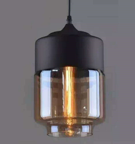 Lámpara Colgante Industrial de Vidrio - Image 4