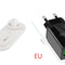 Branco E Adaptador EU