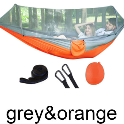 Hamaca Portátil Doble con Mosquitero para Camping y Aventuras - Image 15
