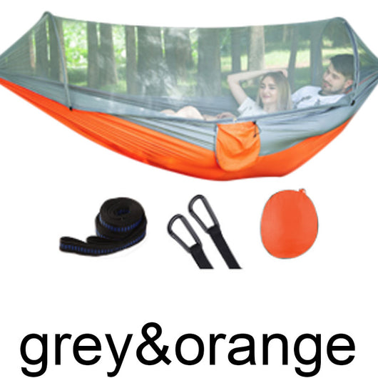 Hamaca Portátil Doble con Mosquitero para Camping y Aventuras - Image 15