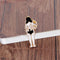 Creative skull dolls totem girl cartoon brooch E