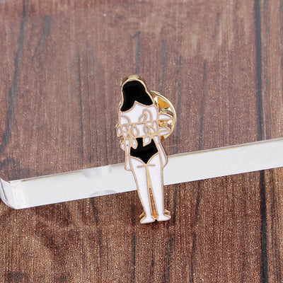 Broche Totem de Calavera Creativa - Muñeca Caricatura - Image 6