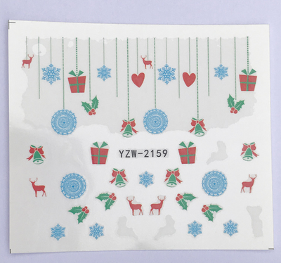 Calcomanías Navideñas para Uñas - Pegatinas de Transferencia Agua Full Cover - Image 10