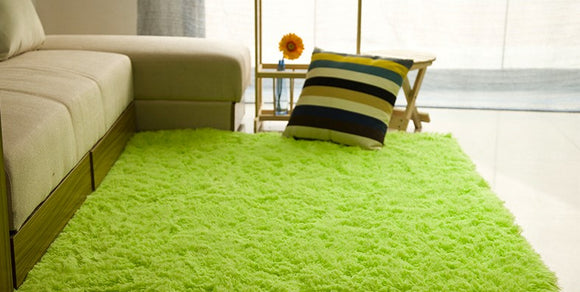 Alfombra Antideslizante de Felpa para Sala, Dormitorio y Mesita de Noche