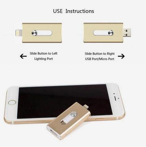 Memoria USB Compatible con iPhone y iPad - Almacenamiento Externo para iOS - Image 4