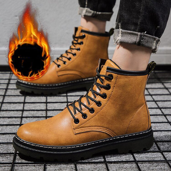 Botas Martin Altas para Hombre Estilo Británico - Invierno - Image 5