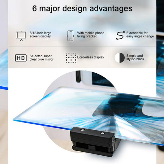Amplificador de Pantalla 3D para Móvil con Soporte Lazy - Image 3