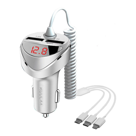 Adaptador USB con Pantalla LED Digital para Carga Rápida en Auto - Image 17