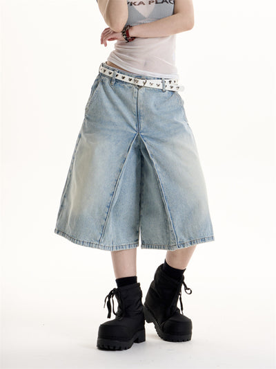 Jeans Cropped Lavados Estilo Hot Girl Retro Americano - Image 10