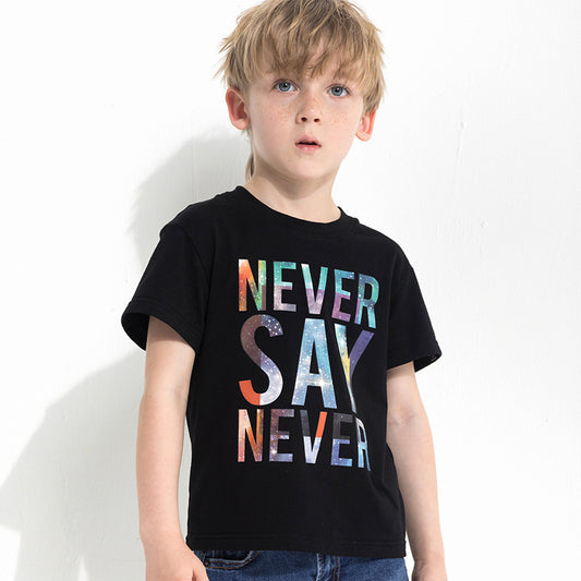 Playera Infantil con Estampado de Letras