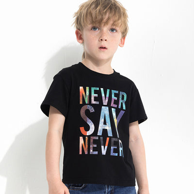 Playera Infantil con Estampado de Letras