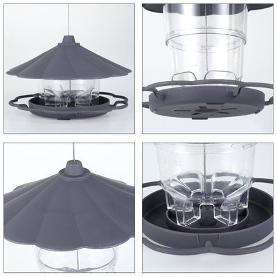 Comedero Plegable para Pájaros Silvestres con Techo Removible - Decoración de Jardín - Image 9