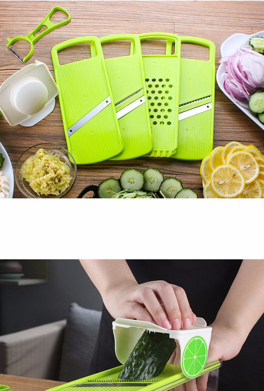 Cortador Multiusos para Verduras - Rallador y Cortador Ondulado 4 en 1 - Image 3