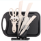 Kitchen Household Baby Food Supplement Chopper Cutting Board Combo Negro B