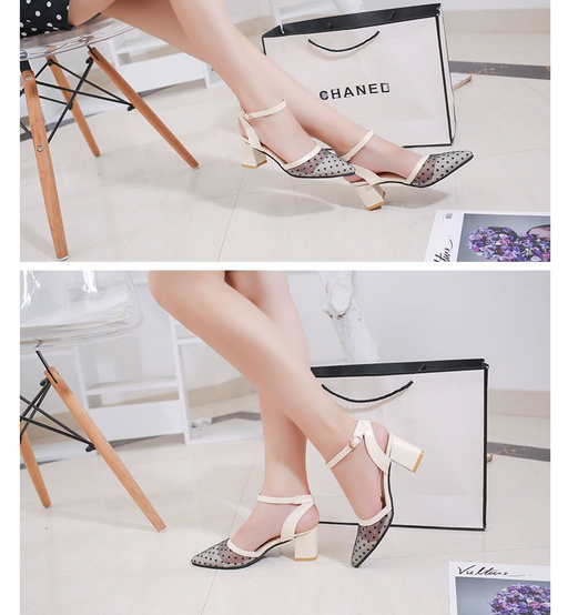 Sandalias Planas de Malla Punteada - Cómodas y Versátiles para Primavera y Verano - Image 3