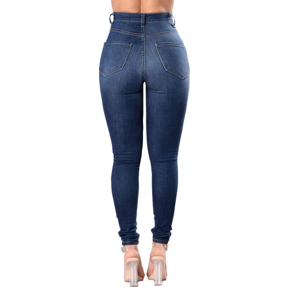 Pantalones Vaqueros Rotos para Mujer