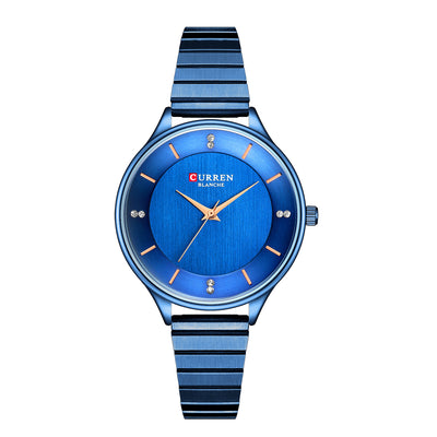 Reloj de Pulsera Unisex Acero Inoxidable Cuarzo Clásico Negro - Image 10
