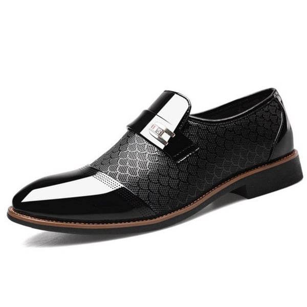 Zapatos de Cuero Grabado para Hombre - Casual y Elegante - Image 5