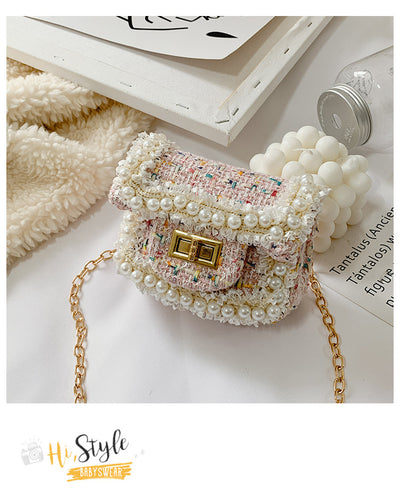 Bolso Crossbody Infantil con Cadena Diamantada - Image 31