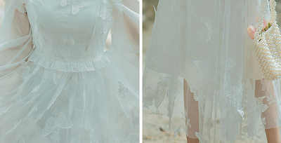 Vestido Blanco con Moño 3D - Colección Super Fairy - Image 12