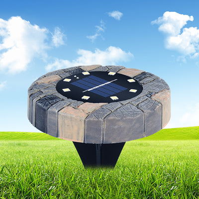 Luz Solar de Piedra Artificial para Jardín y Césped