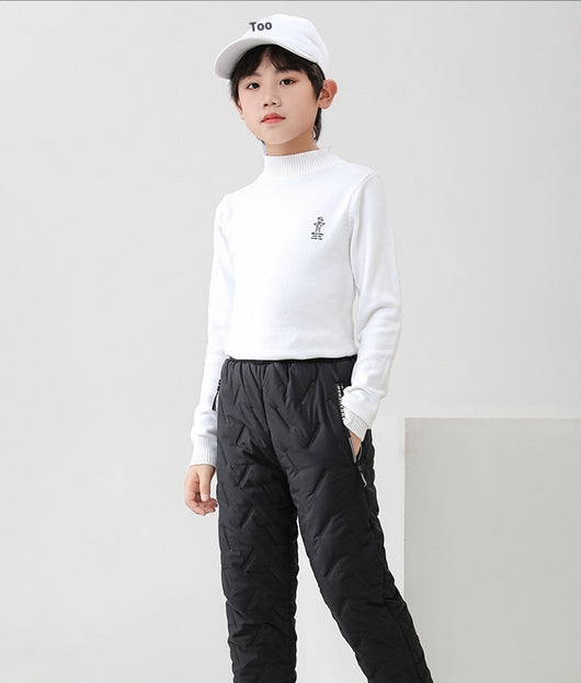 Pantalones Térmicos Infantiles Impermeables con Forro de Lana de Cordero - Image 13