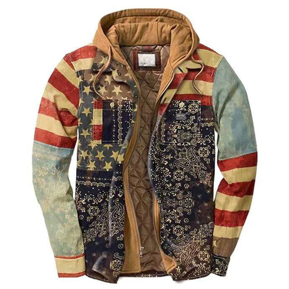 Chaqueta Sudadera con Capucha Estampada Oversize