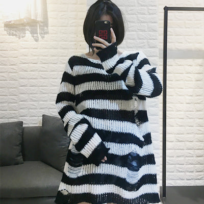 Suéter Mohair Otoño Estilo Coreano Holgado y Confortable - Image 11