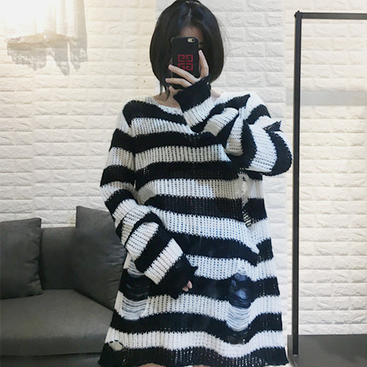 Suéter Mohair Otoño Estilo Coreano Holgado y Confortable - Image 11