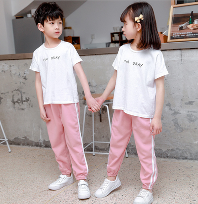 Pantalones deportivos holgados de seda de hielo para niños - Image 4