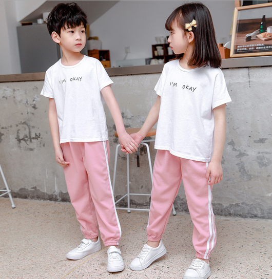 Pantalones deportivos holgados de seda de hielo para niños - Image 4